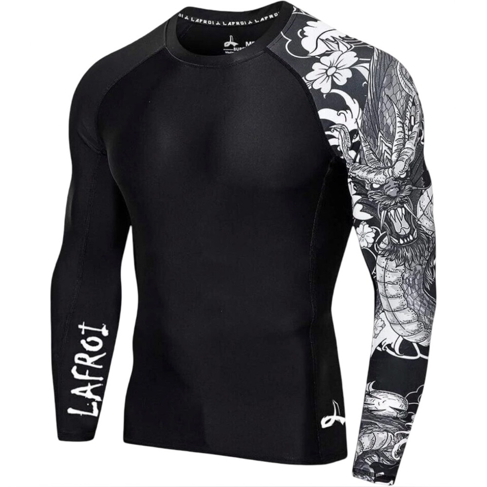 LAFROI Burst Compression Rash Guard | NWT | Medium | UPF 50+ - Picture 2 of 10